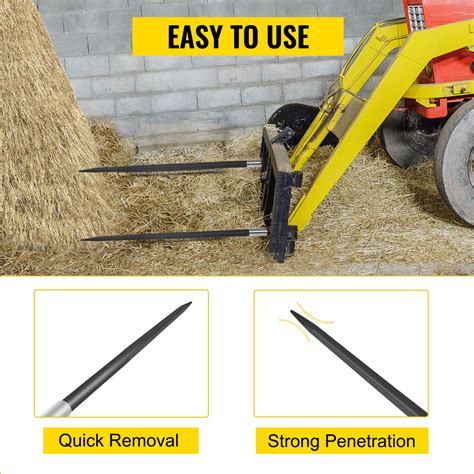 square hay bale spear